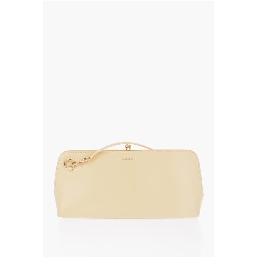 Leather Handbag with Removable Shoulder Strap