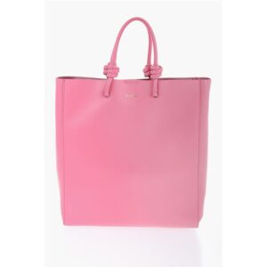 Leather Handbag with Removable Shoulder Strap