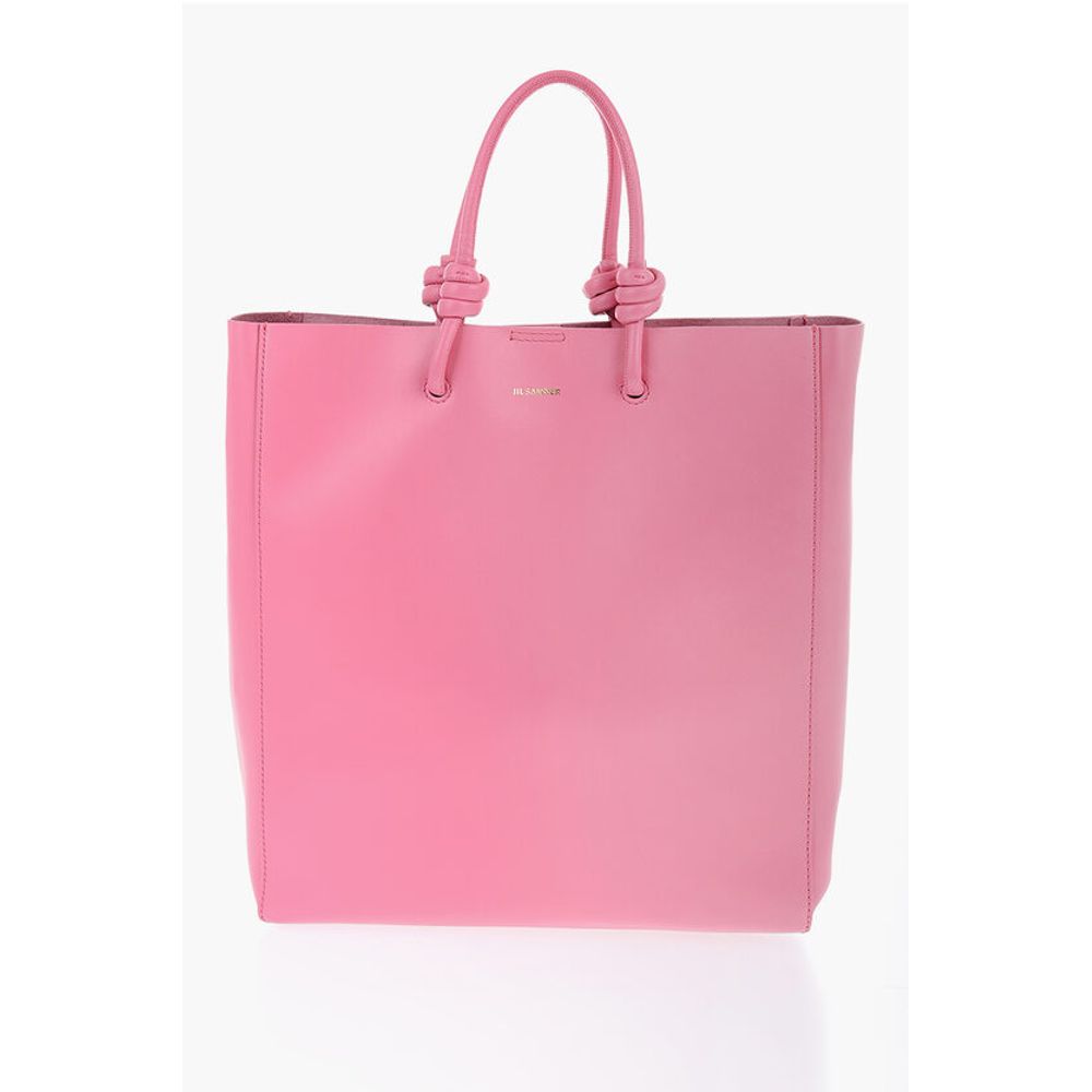 Leather Handbag with Removable Shoulder Strap