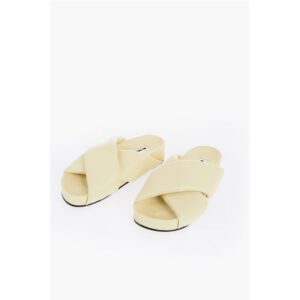 Criss Cross Designed Leather Sandals