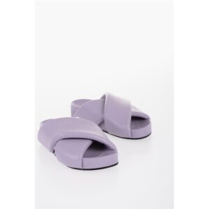 Criss Cross Designed Leather Sandals