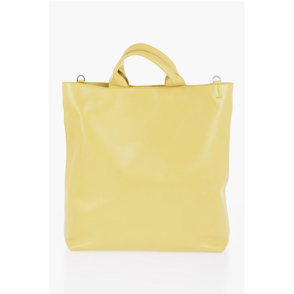 Leather Tote Bag with Removable Shoulder Strap