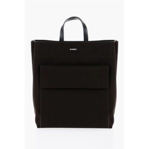 Canvas UTILITY Shopping Bag with Maxi Front Pocket