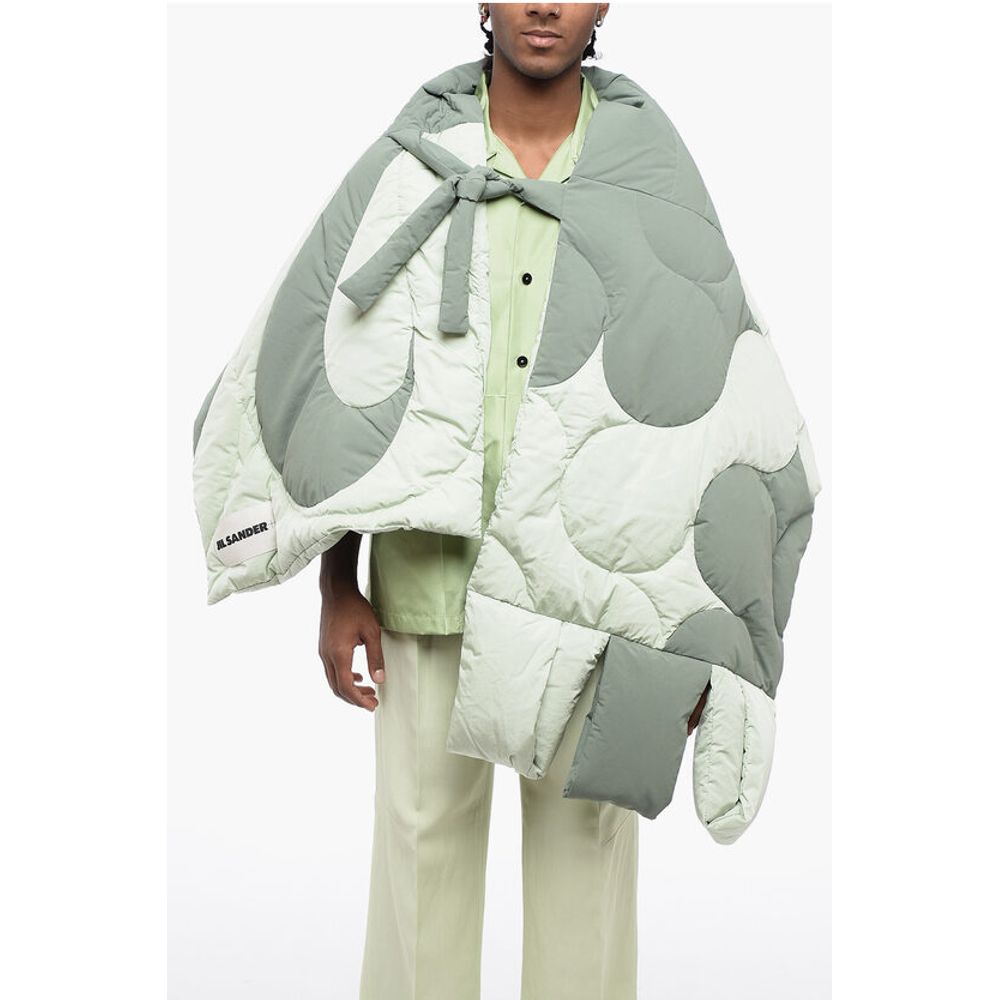 SAGE Quilted Stole with Hood