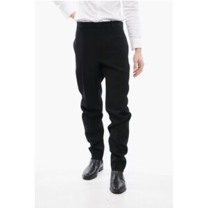 4-Pocketed Virgin Wool Pants with Hidden Closure