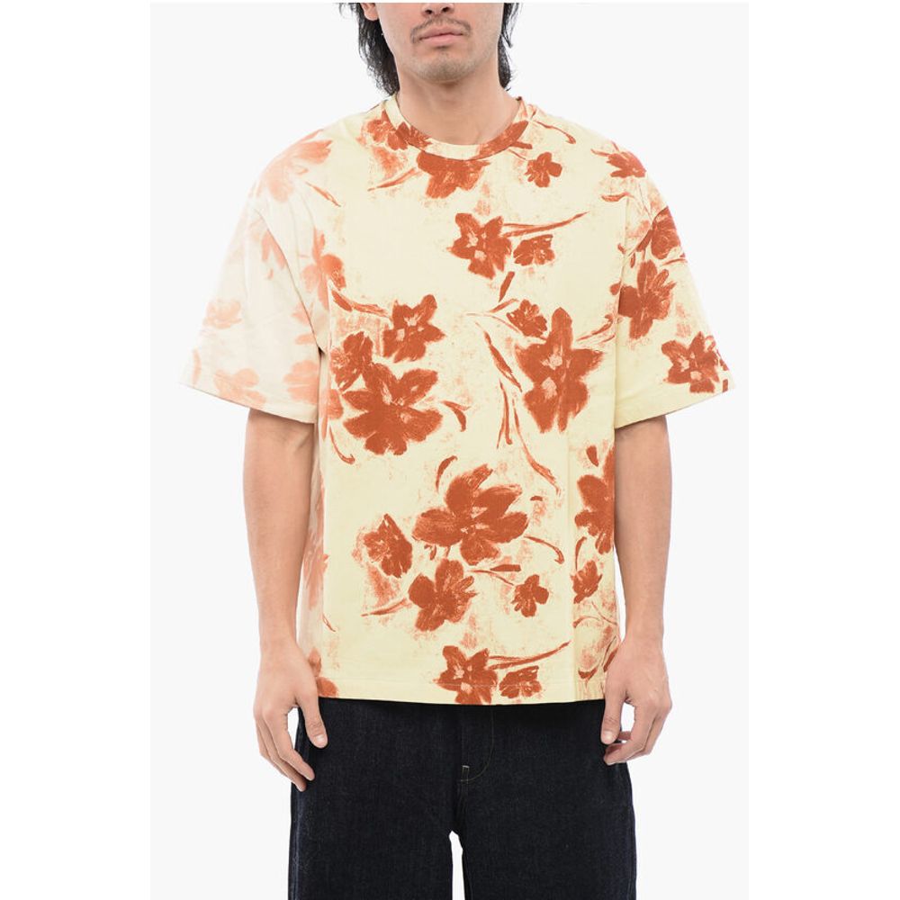 Floral Print Short Sleeved T-shirt