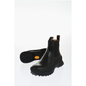 Leather Chelsea Booties with Vibram Sole