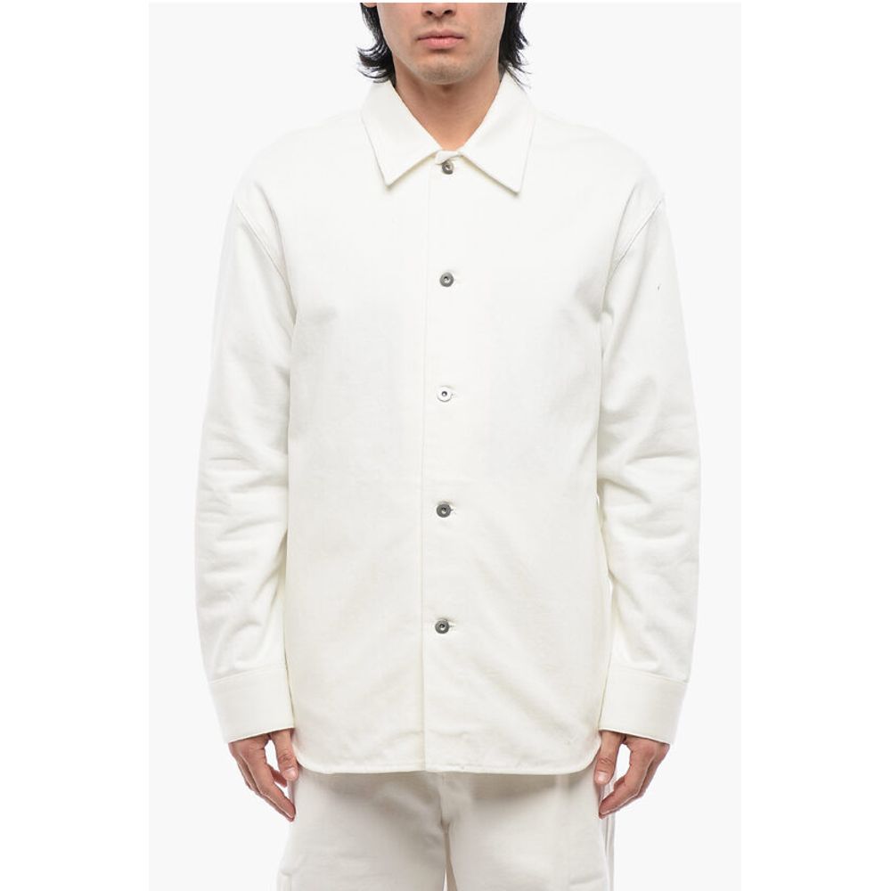 Denim Overshirt with Flush Pockets