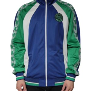 Multicolor Polyester Full Zip Bomber Jacket