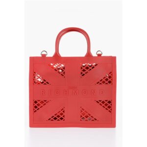 Solid Color CRACOV Tote Bag with Cut-Out Details