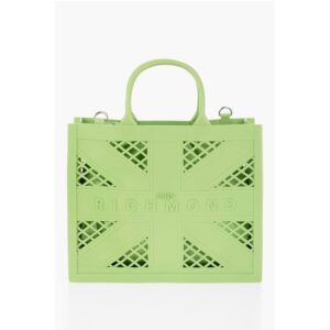 Solid Color CRACOV Tote Bag with Cut-Out Details