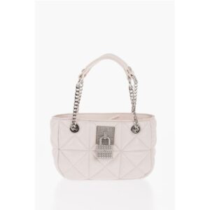 Quilted Faux Leather LAZARO Shoulder Bag