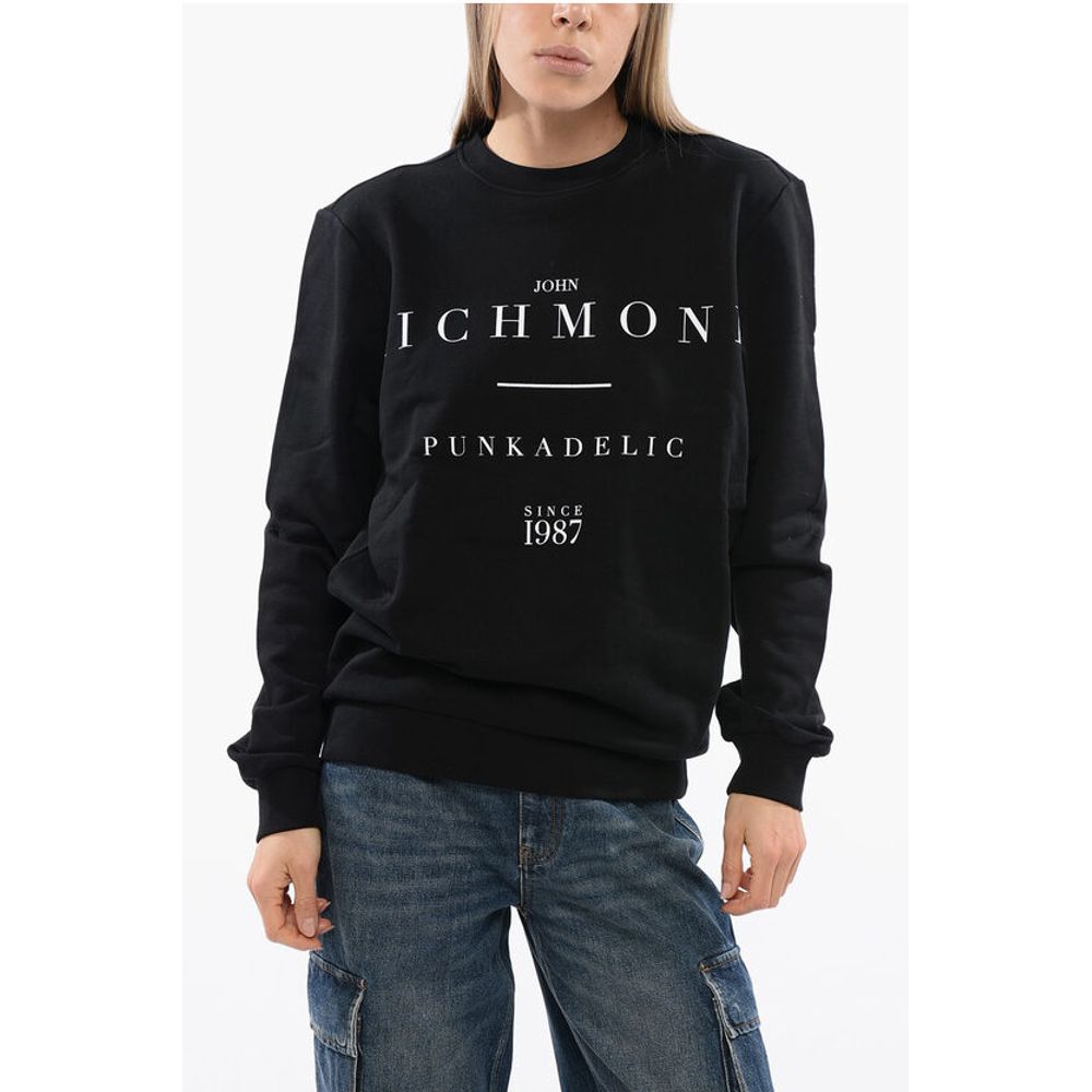JOSOIN Over Sweatshirt with Contrasting Print