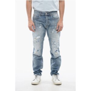 Distressed Effect SID Regular Fit Jeans 18 cm