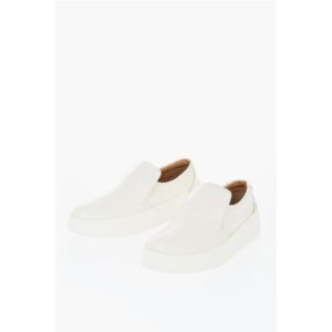 Leather Slip-On Sneakers