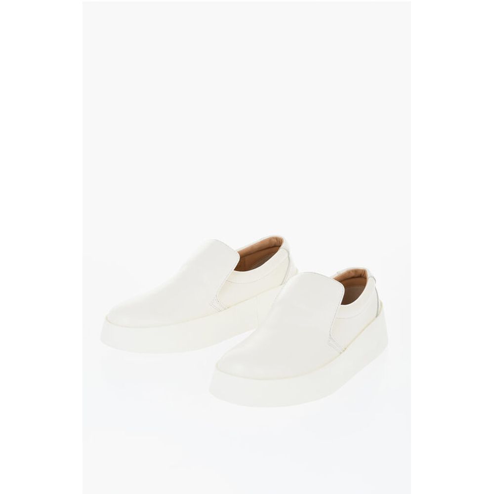 Leather Slip-On Sneakers