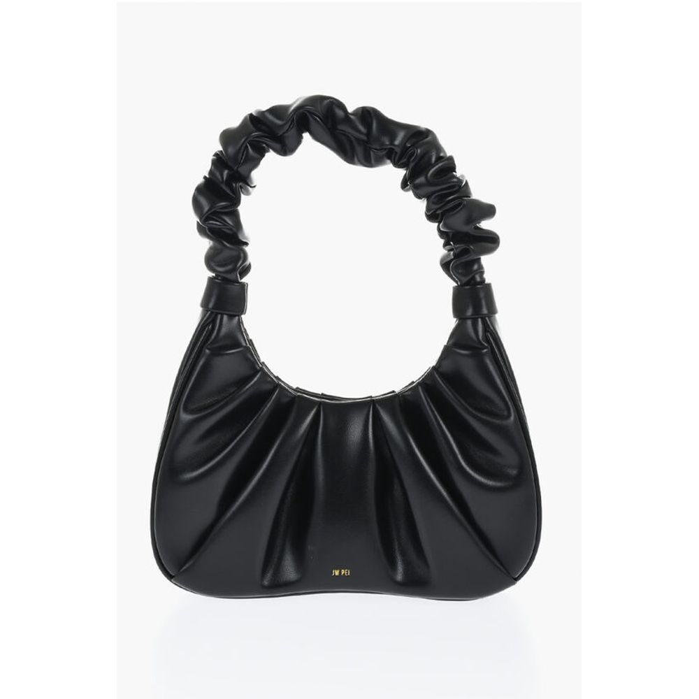 Curled Faux Leather GABBI Hobo Bag