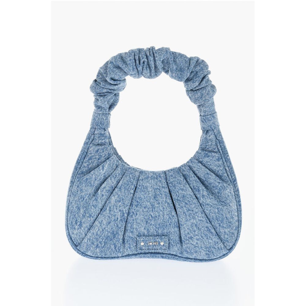 Curled Denim GABBI Hodo Bag