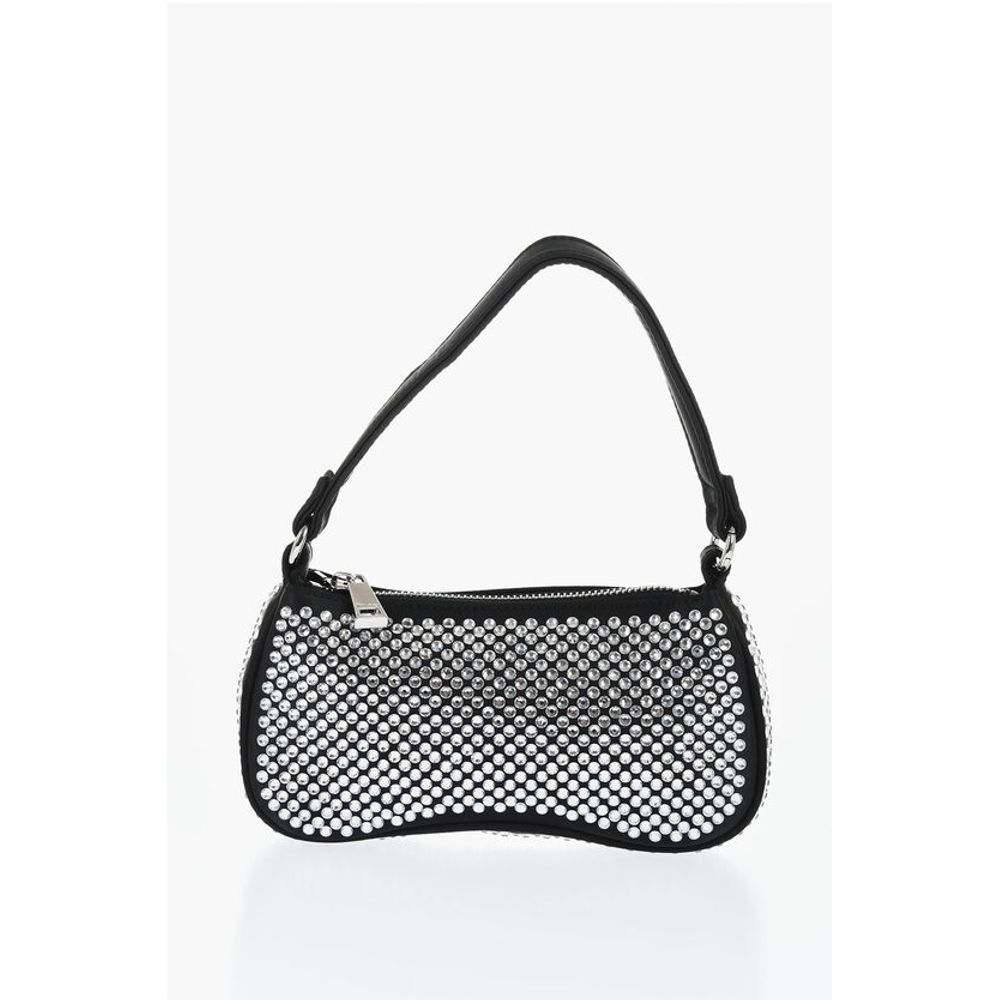 Satin EVA Mini Bag With Rhinestone Embellishment