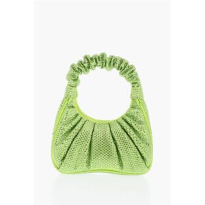 All-Over Strass Satin GABBI Mini Hobo Bag
