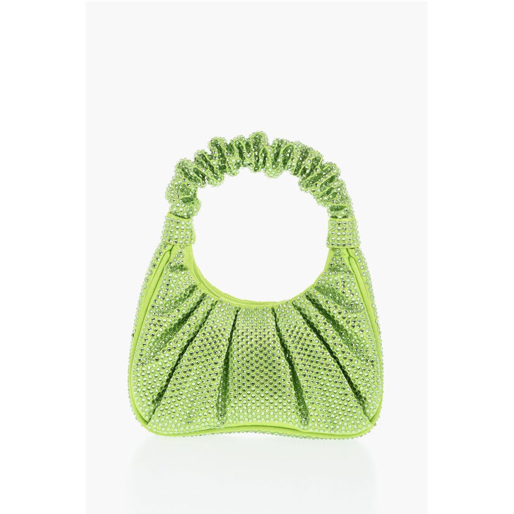 All-Over Strass Satin GABBI Mini Hobo Bag