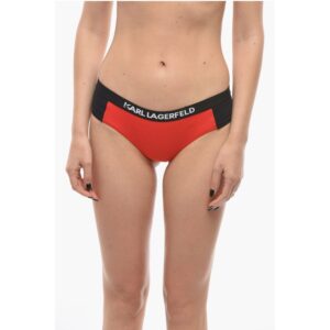 Two-Tone SPORT Bikini Bottom with Logoed Elastic Band on the