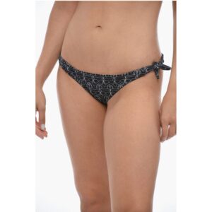 Two-Tone All-Over Logo Bikini Bottom