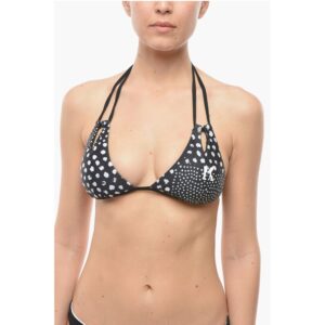 Triangle Bikini Top with Contrasting Details