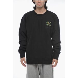 Oversized CREST Sweatshirt with Embroidered Logo