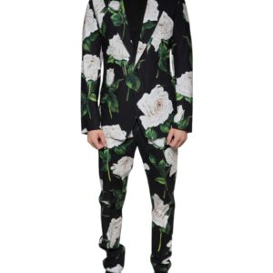 Black Rose Cotton Men Formal 2 Piece Suit