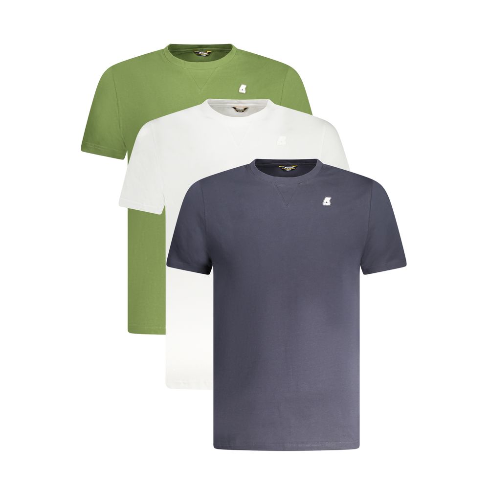 Green Cotton Men T-Shirt