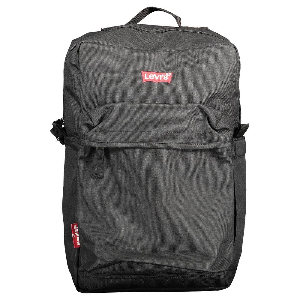 Black Polyester Backpack