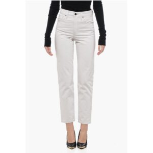 High-Waisted Lightweight Denim Jeans 17cm