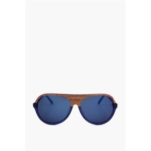 PHILLIP LIM Aviator Sunglasses with Wood Effect Detail