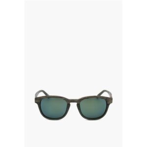 PHILLIP LIM Wayfarer Sunglasses with Wood Effect Frame