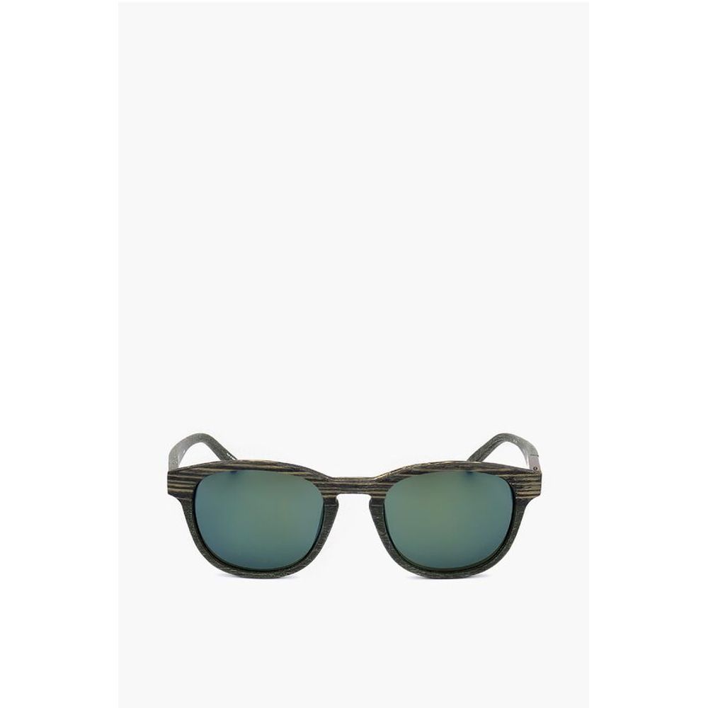 PHILLIP LIM Wayfarer Sunglasses with Wood Effect Frame