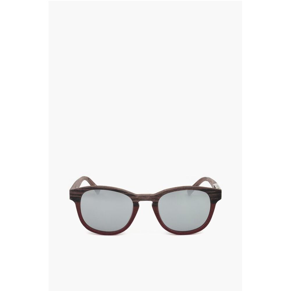 PHILLIP LIM Wayfarer Sunglasses with Wood Effect Frame