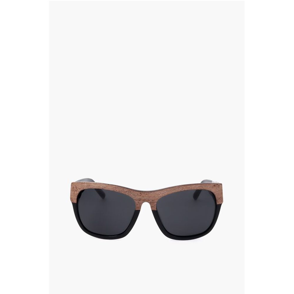 PHILLIP LIM Wayfarer Sunglasses with Wood Effect Detail