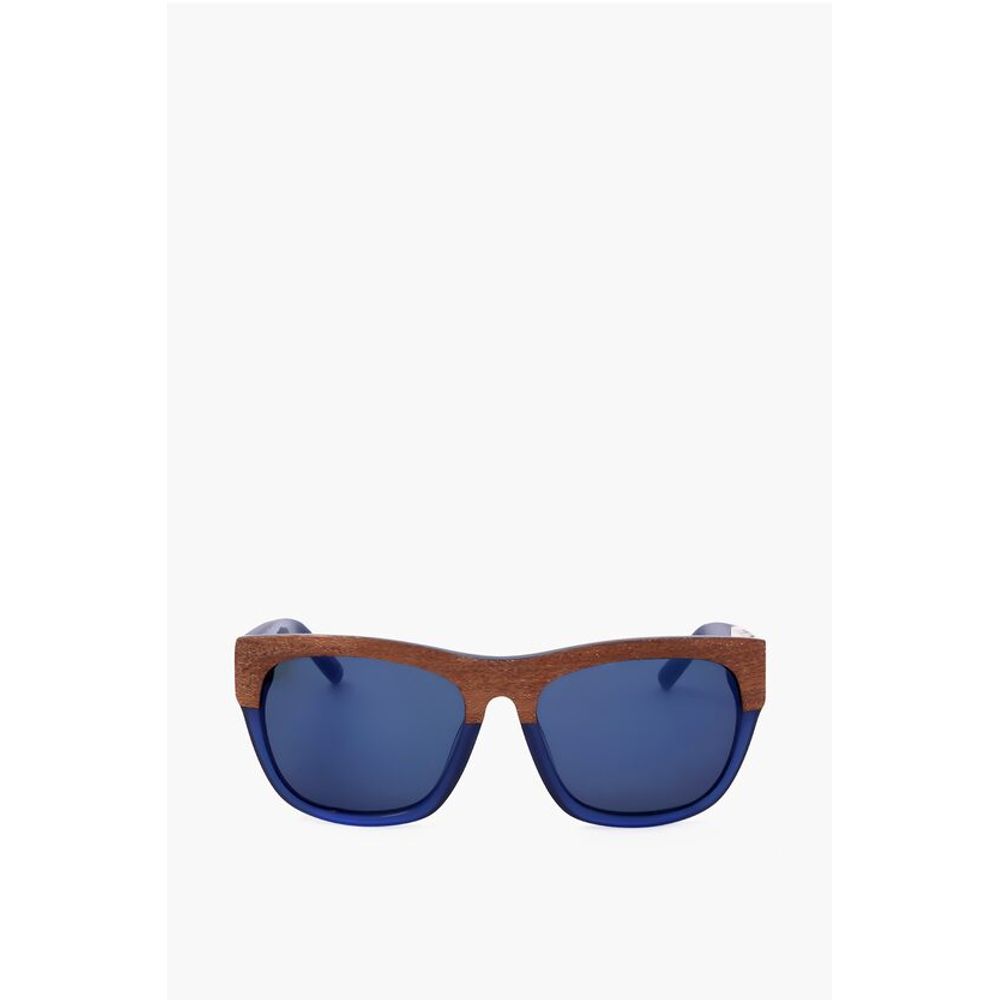 PHILLIP LIM Wayfarer Sunglasses with Wood Effect Detail