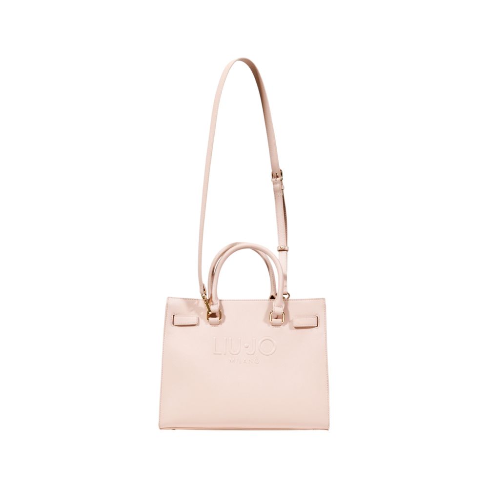 Pink Polyethylene Handbag