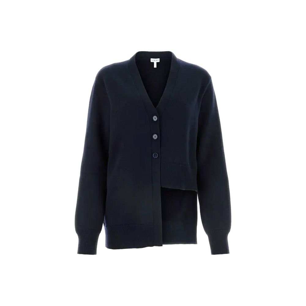 Asymmetric Cashmere Cardigan