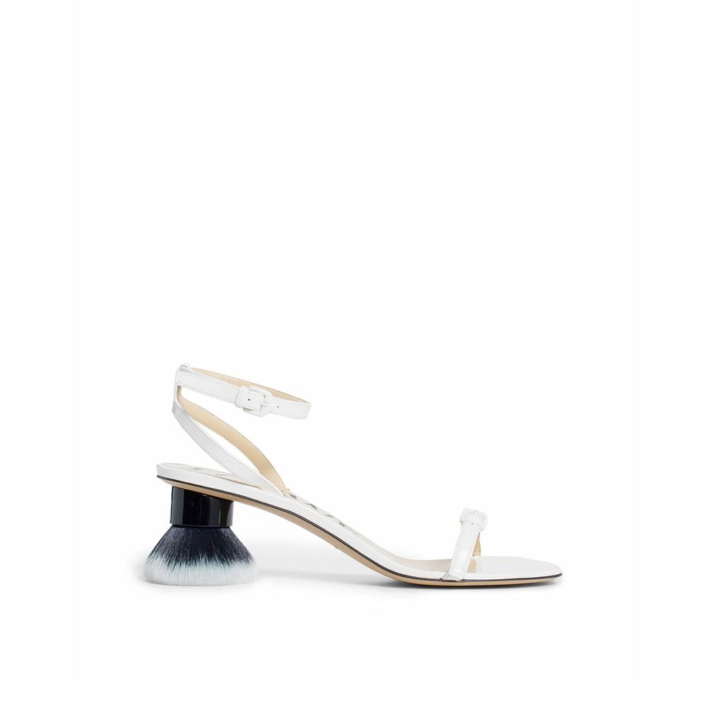 Petal Brush Leather Sandals