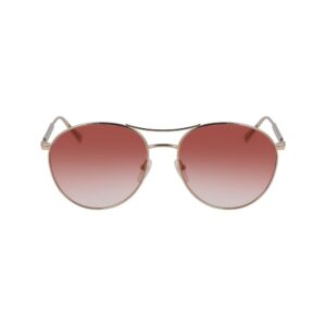 Rose Gold Metal Sunglasses