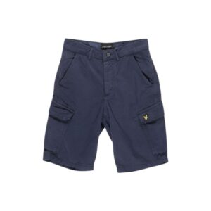 Blue Cotton Bermuda