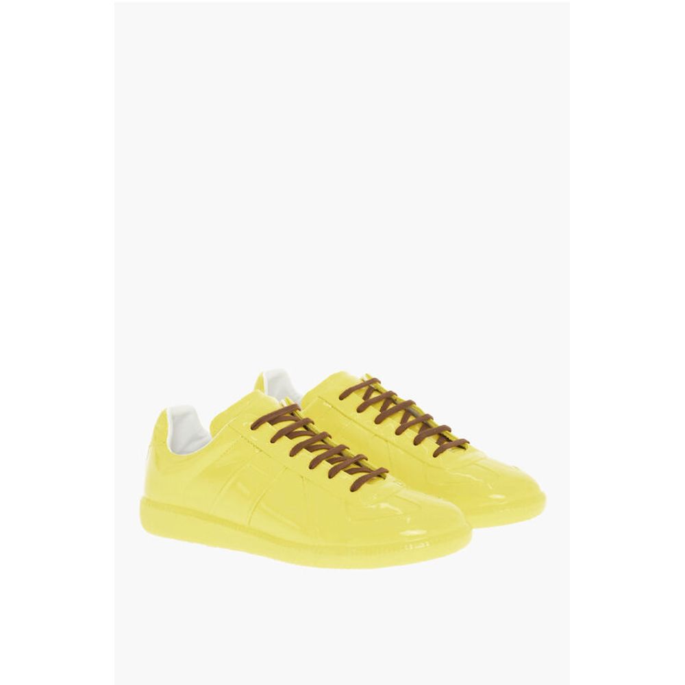 MM22 Patent Leather Low Top Sneakers