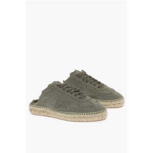 MM22 Open Back Cotton Low-Top Sneakers