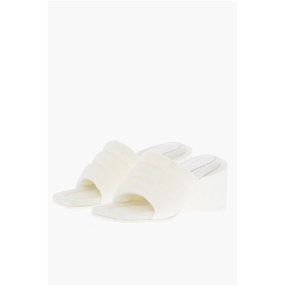MM6 Padded Mules with Squre Toe 7cm
