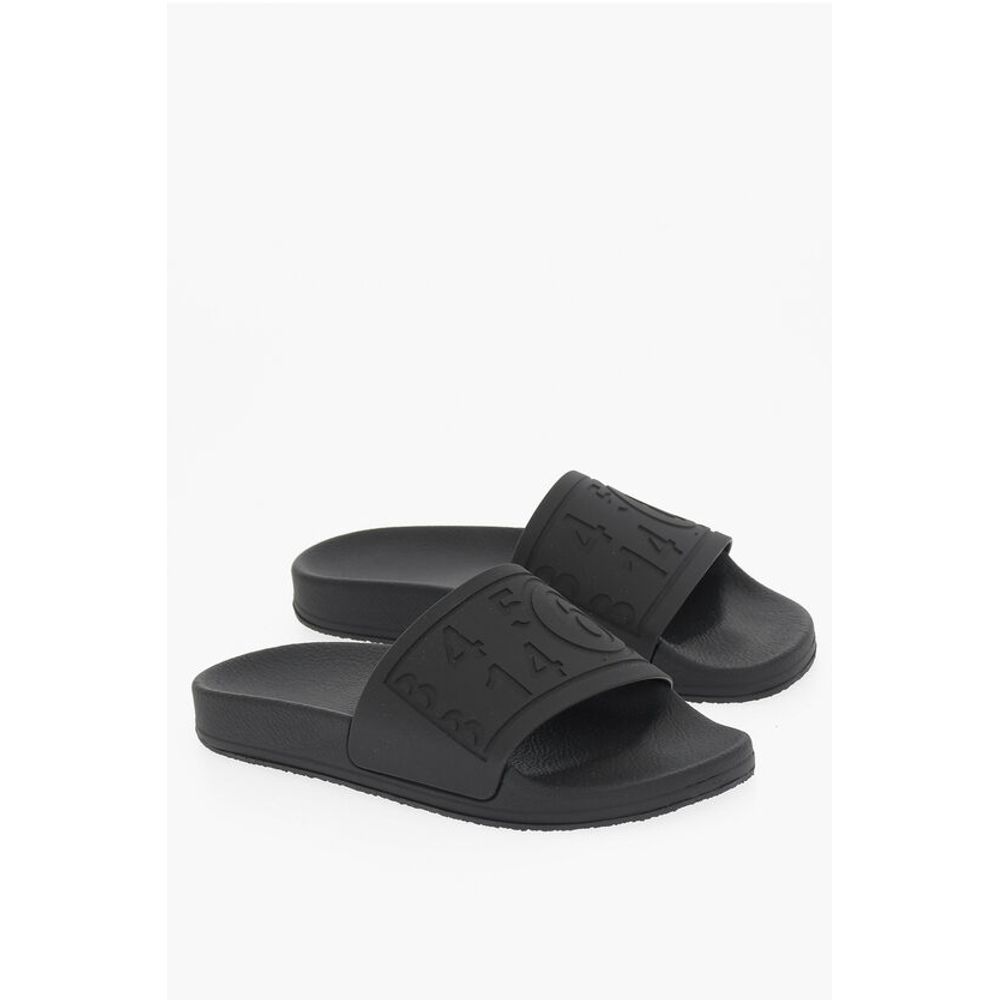 MM6 Solid Color Slides with Embossed Logo