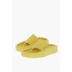 MM6 Faux Leather Thong Sandals