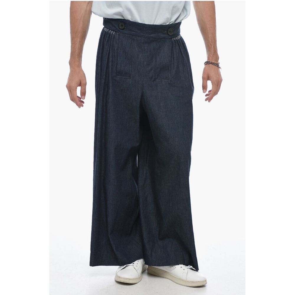 MM0 Dark Washed Gaucho Denims with Martingales 40cm